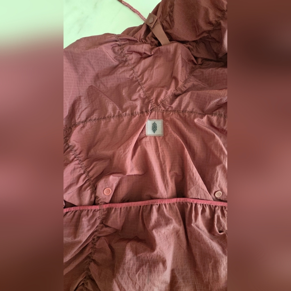 Free People Movement Happy Camper Ruched Jacket Wind Breaker Pullover - Picture 14 of 14